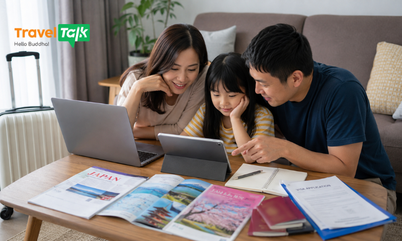 Những lưu ý quan trọng khi nộp hồ sơ xin visa Nhật cho gia đình lần đầu 4 Visa Nhật cho gia đình
