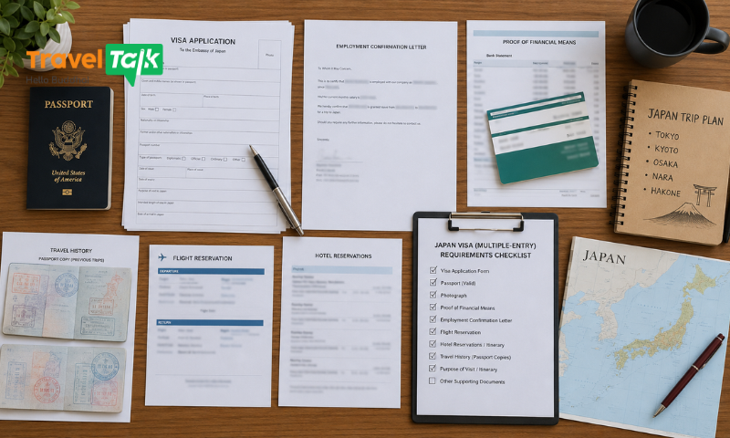 Visa Nhật nhiều lần điều kiện cần đáp ứng mới nhất hiện nay 1 Visa Nhật nhiều lần