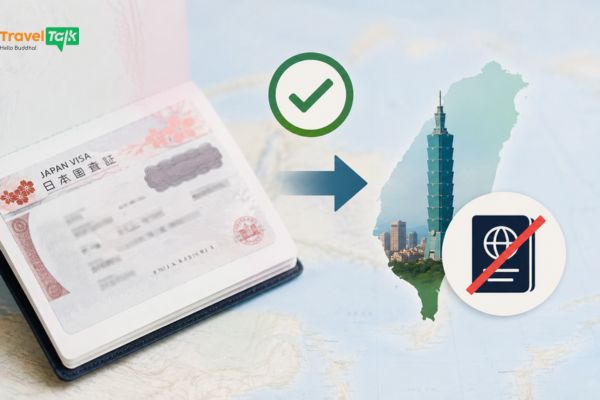 Có visa Nhật được miễn visa Đài Loan không?