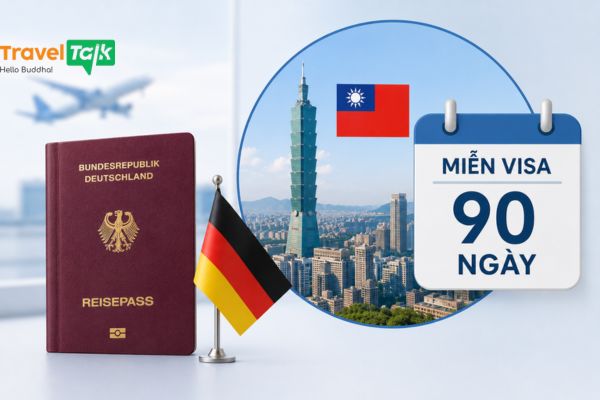 Quốc tịch Đức có cần xin visa Đài Loan không? 2 Công dân Đức được miễn visa Đài Loan 90 ngày