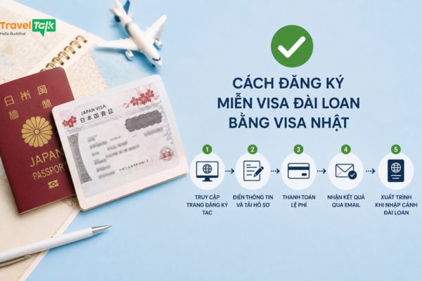 Giải đáp: Có visa Nhật được miễn visa Đài Loan không? 3 Cách đăng ký miễn visa Đài Loan bằng visa Nhật