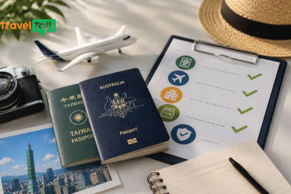Có quốc tịch Úc có được miễn visa Đài Loan không? 2 Điều kiện để công dân Úc được miễn visa Đài Loan