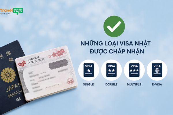 Giải đáp: Có visa Nhật được miễn visa Đài Loan không? 2 Những loại visa Nhật được chấp nhận