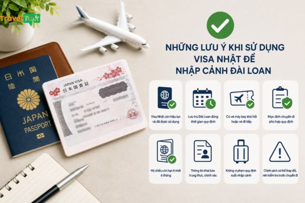 Giải đáp: Có visa Nhật được miễn visa Đài Loan không? 4 Những lưu ý khi sử dụng visa Nhật để nhập cảnh Đài Loan