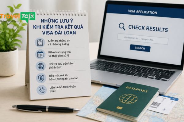Tra cứu kết quả visa Đài Loan: 4 cách kiểm tra nhanh, chính xác 3 Những lưu ý khi kiểm tra kết quả visa Đài Loan