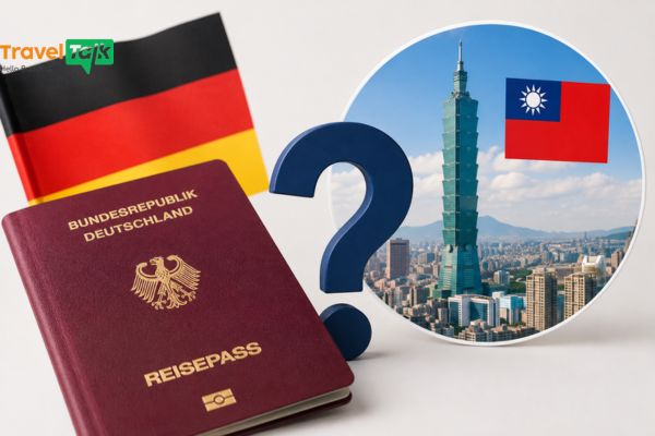 Quốc tịch Đức có cần xin visa Đài Loan không?