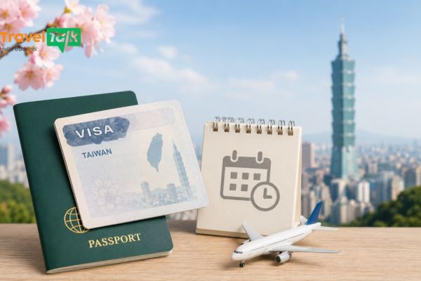 Xin visa Đài Loan mất bao lâu?