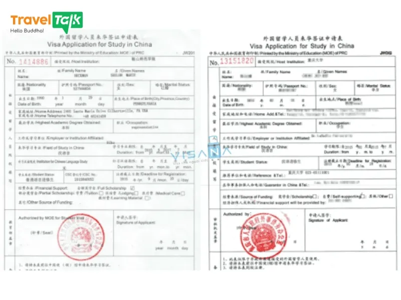 làm visa du học trung quốc hết bao nhiêu tiền
