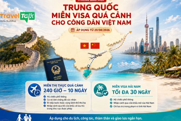 Chính sách miễn visa quá cảnh Trung Quốc dành cho người Việt