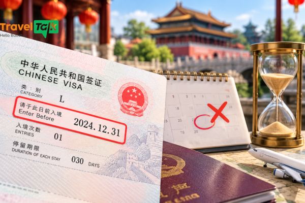 “Enter Before” trên visa Trung Quốc là gì? Cách đọc đúng 2 Có được nhập cảnh đúng ngày Enter Before không?