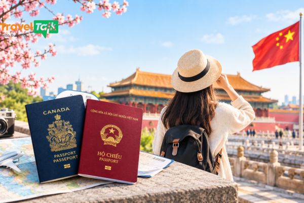 Giải đáp: Quốc tịch Canada có được miễn visa Trung Quốc không? 3 Người có hai quốc tịch Việt Nam – Canada đi Trung Quốc cần visa không?