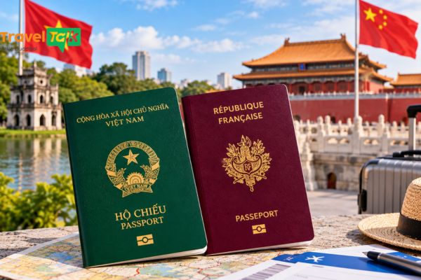 Quốc tịch Pháp có được miễn visa Trung Quốc không? 3 Người có hai quốc tịch Việt Nam – Pháp có được miễn visa Trung Quốc không?