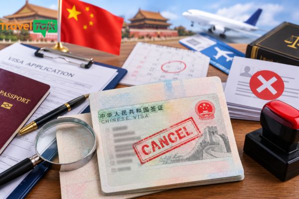 Visa Trung Quốc bị đóng dấu Cancel có sao không? Cách xử lý 2 Những nguyên nhân khiến visa Trung Quốc bị đóng dấu Cancel