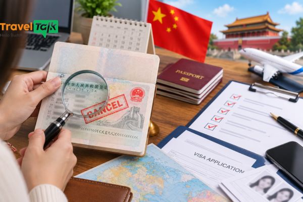 Visa Trung Quốc bị đóng dấu Cancel có sao không? Cách xử lý 1 Visa Trung Quốc bị đóng dấu Cancel